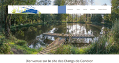 Desktop Screenshot of etangsdecendron.be