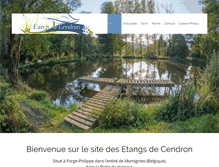Tablet Screenshot of etangsdecendron.be
